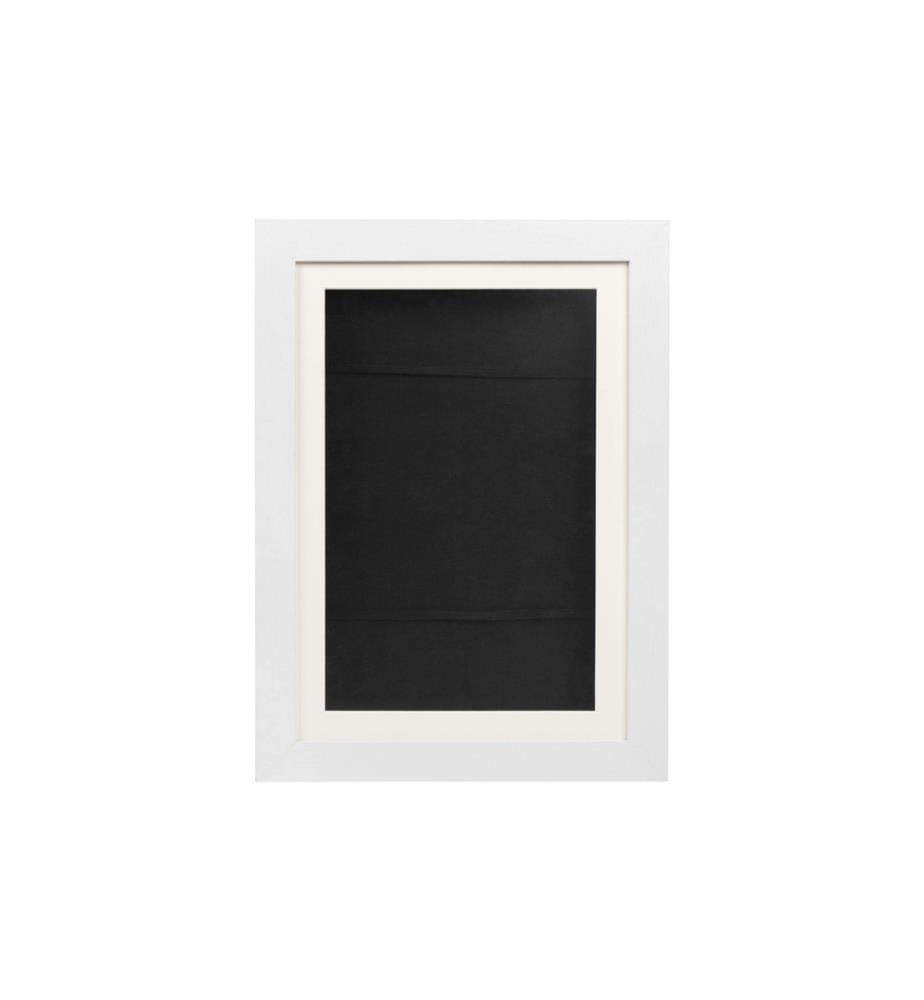 COCON - Bilderrahmen für Kinderzeichnungen 34 x 25 x 4 cm, Weiss