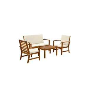 COCON - Mobilier lounge Lausanne, Brun/Blanc,  4 places assises