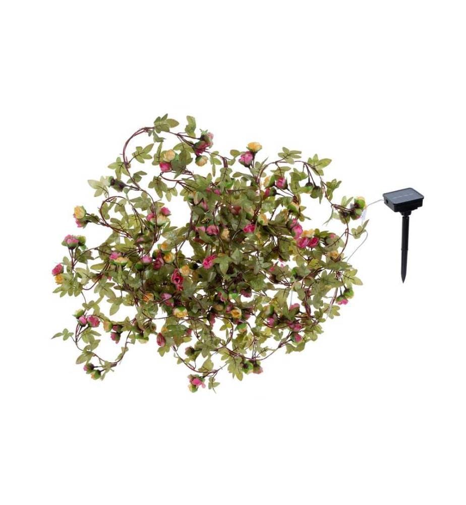 COCON - Lichterkette LED Solar Blumen, 10 m