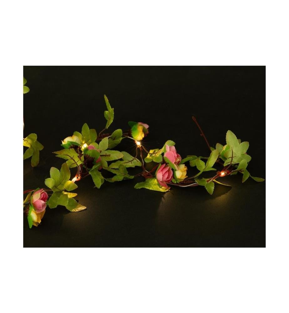 COCON - Lichterkette LED Solar Blumen, 10 m