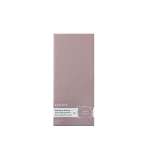 COCON - Kissenbezug Renforcé 50 x 70 cm, Mauve, 2 Stk.