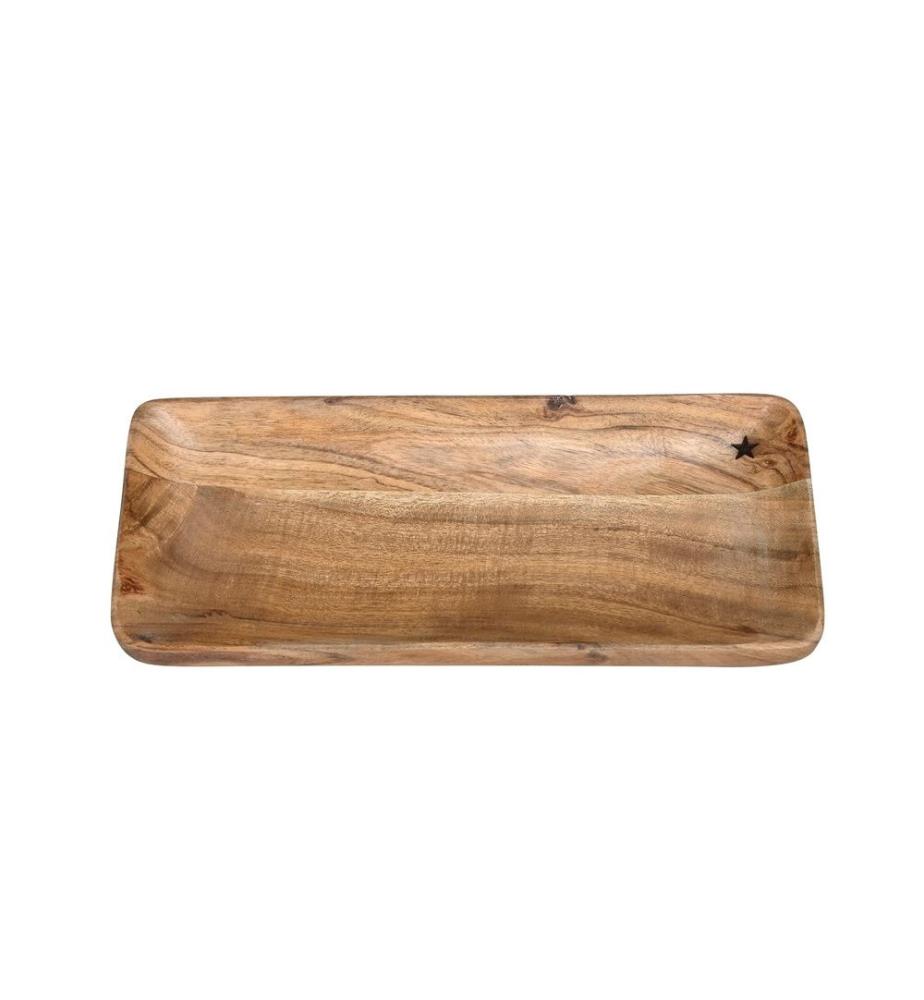 COCON - Serviertablett 30 x 12.5 x 3 cm, Braun