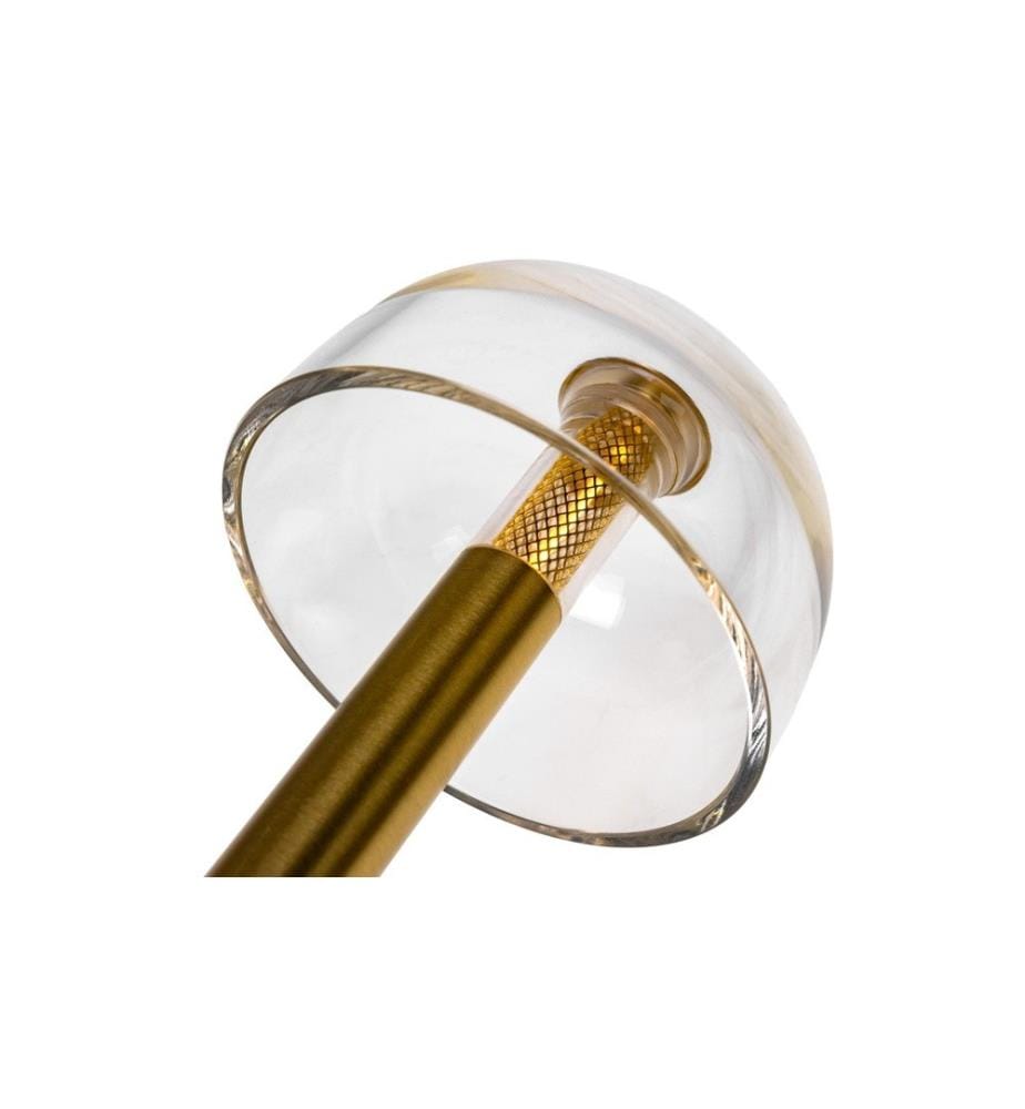 COCON - Lampe de table USB champignon, Or