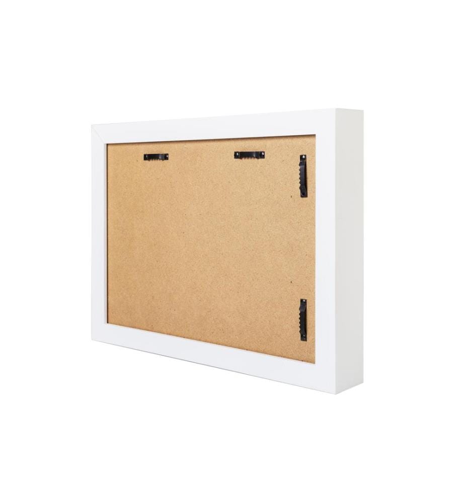 COCON - Bilderrahmen für Kinderzeichnungen 35 x 26 x 5 cm, Weiss