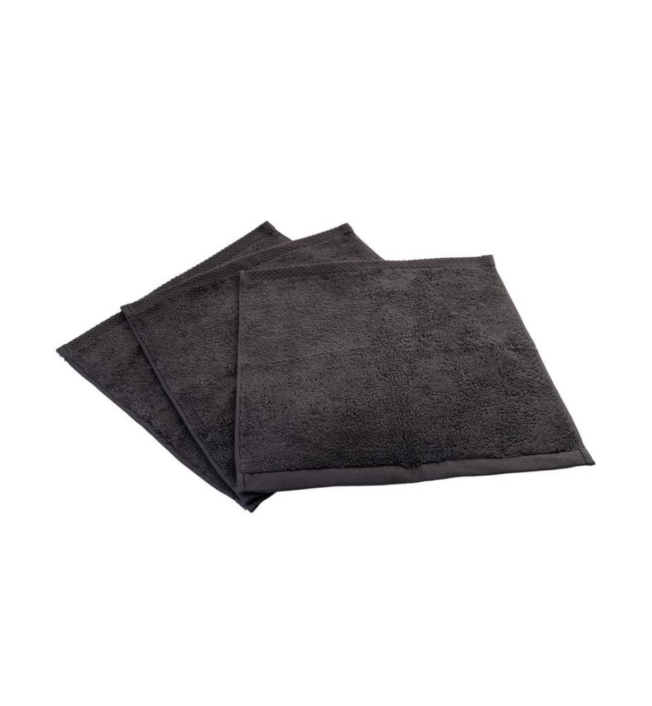 COCON - Lavettes 3 pièces, Anthracite