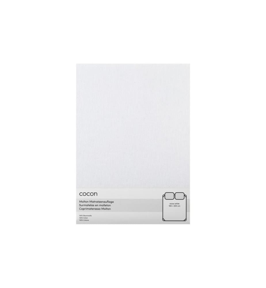 COCON - Fixmolton 180 x 200 cm, Weiss