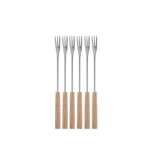 COCON - Käsefonduegabel Holz 6 Personen