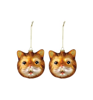 COCON - Weihnachtsschmuck Katze, 2 Stück