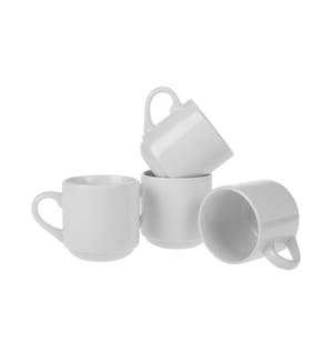 COCON - Kaffeetasse Bianco 320 ml, 4 Stück, Weiss