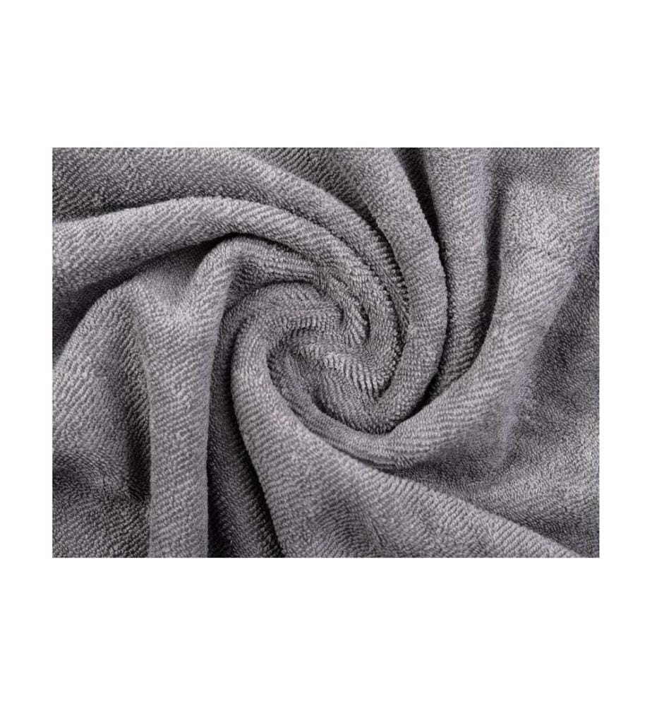 COCON - Drap-housse Tissu éponge 90-100 x 200 cm, Graphite