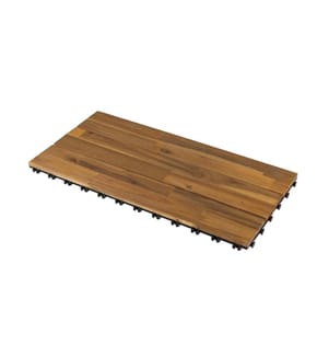 COCON - Dalles de balcon et de terrasse Acacia, 60 x 30 cm, 6 pièces