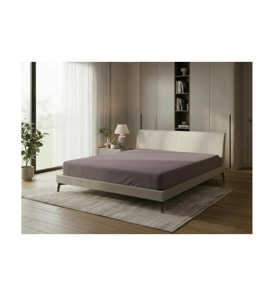 COCON Drap-housse Jersey 90-100 x 200 cm, Taupe