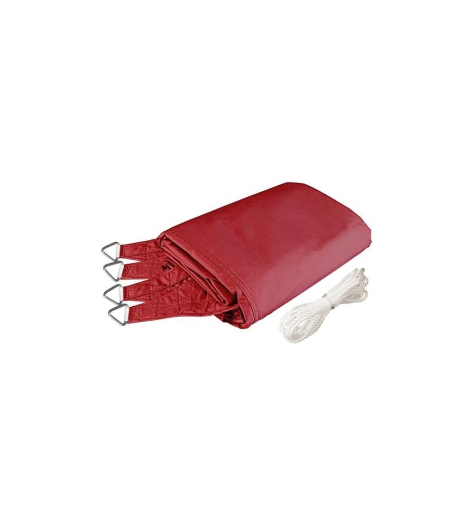 WINDHAGER - Sonnensegel Cannes, 5 x 5 m, Eckig, Rot