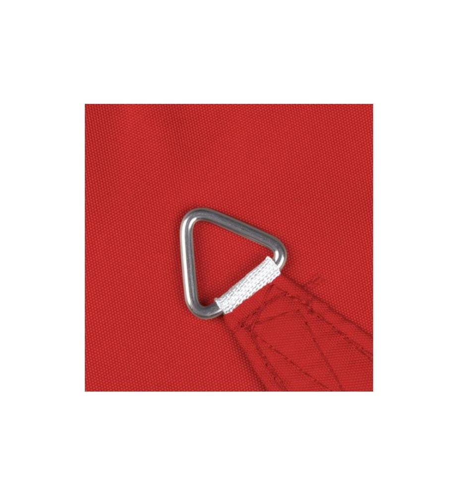 WINDHAGER - Sonnensegel Cannes, 2 x 3 m, Eckig, Rot