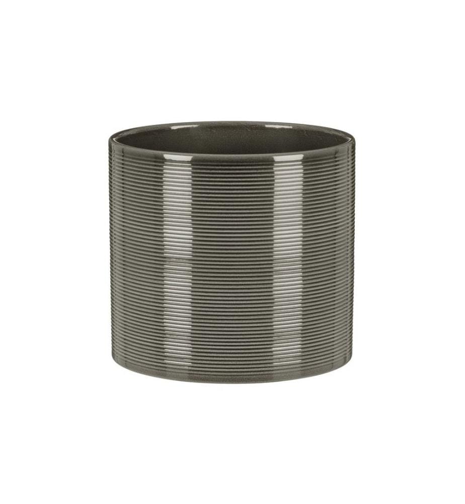 SCHEURICH - Blumentopf Glass 28 cm, Grau