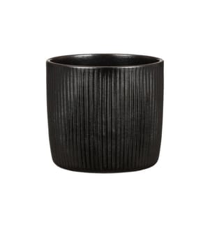 SCHEURICH - Pot de fleur Ebano Solido Linea 21.9 cm, Noir
