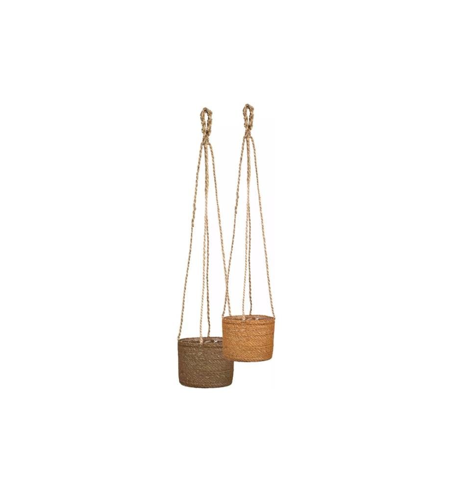 SCHEURICH - Blumenampel mit Folie 17 x 15 cm,  Braun