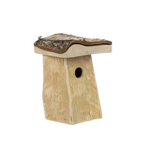 WINDHAGER - Nichoir Log Cabin 21 x 18 x 26 cm, naturel, FSC