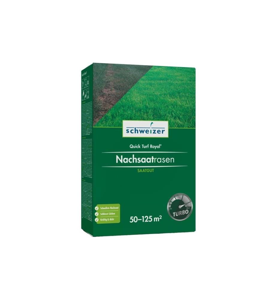 ERIC SCHWEIZER - Sursemis de gazon Quick Turf Royal, 1250 g