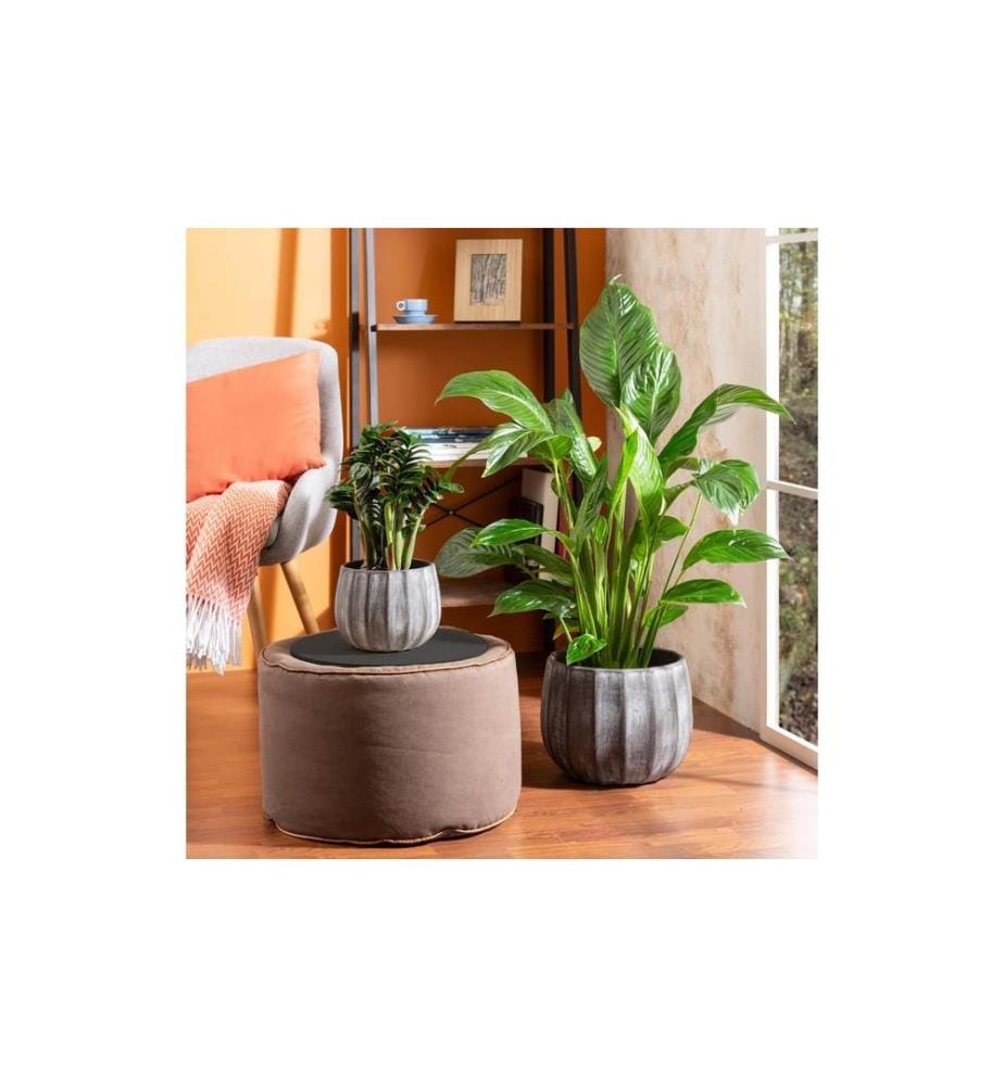 SCHEURICH - Blumentopf Runa 2.1 l, Grau