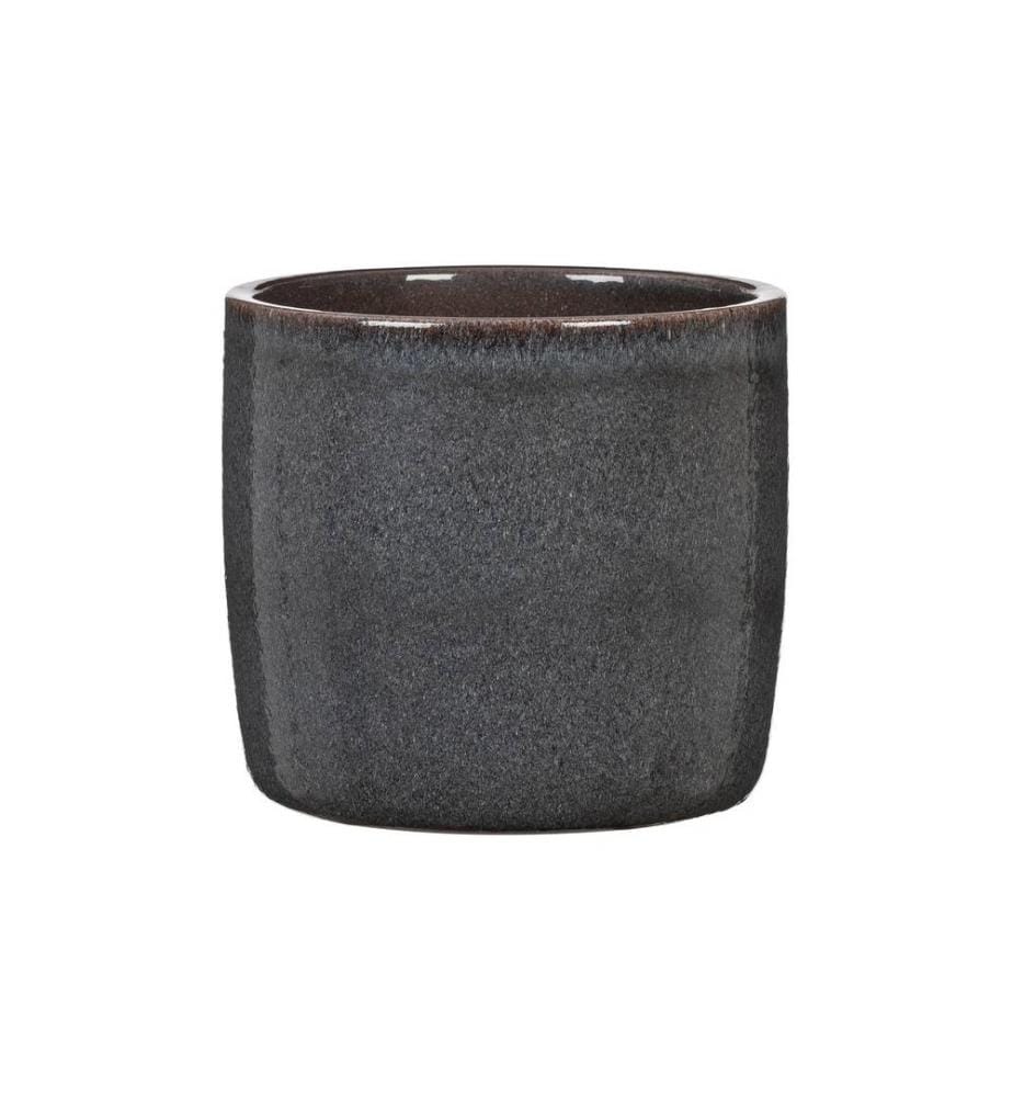 SCHEURICH - Pot de fleur Solido 28 cm, Gris foncé