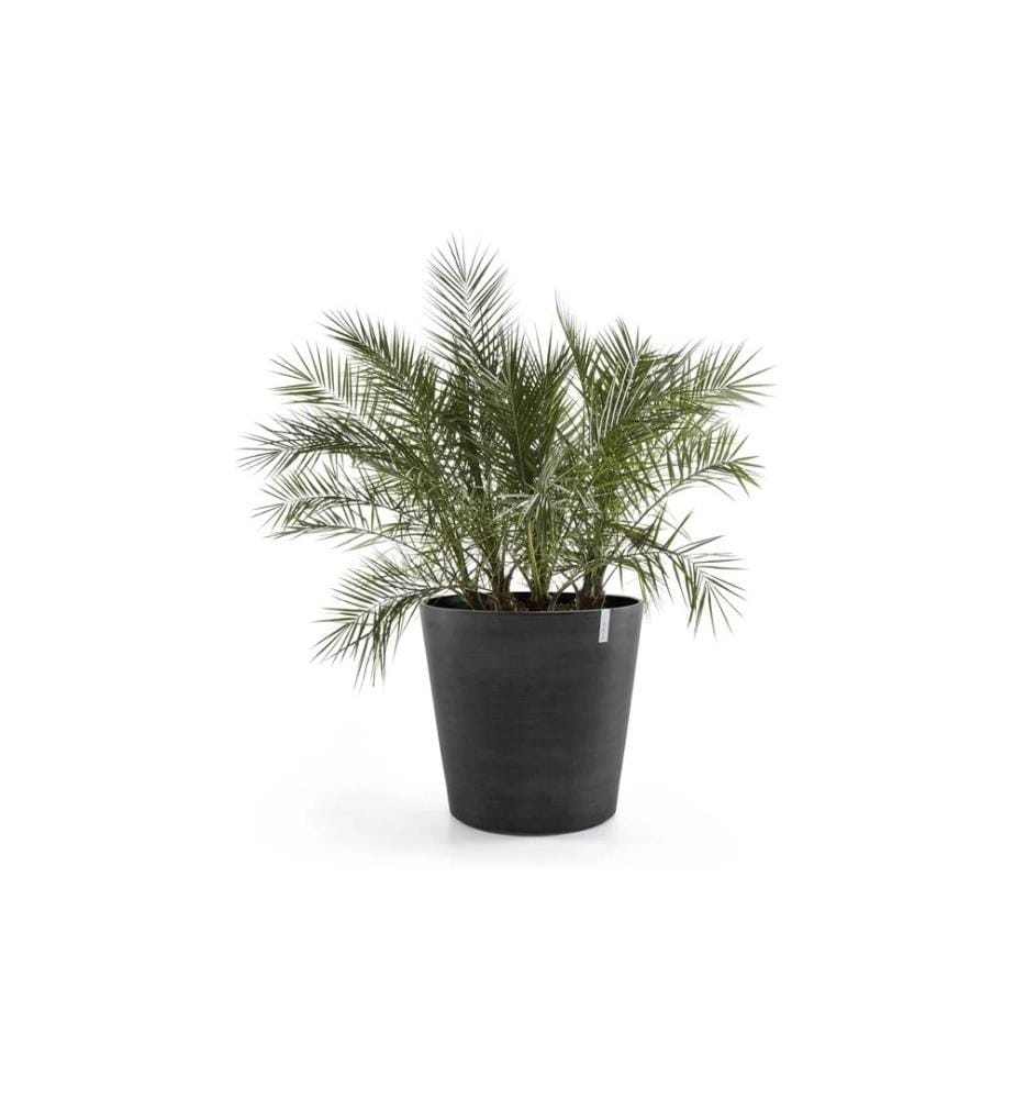 ECOPOTS - Pot de fleur Amsterdam Wheels Ø 60 cm Noir