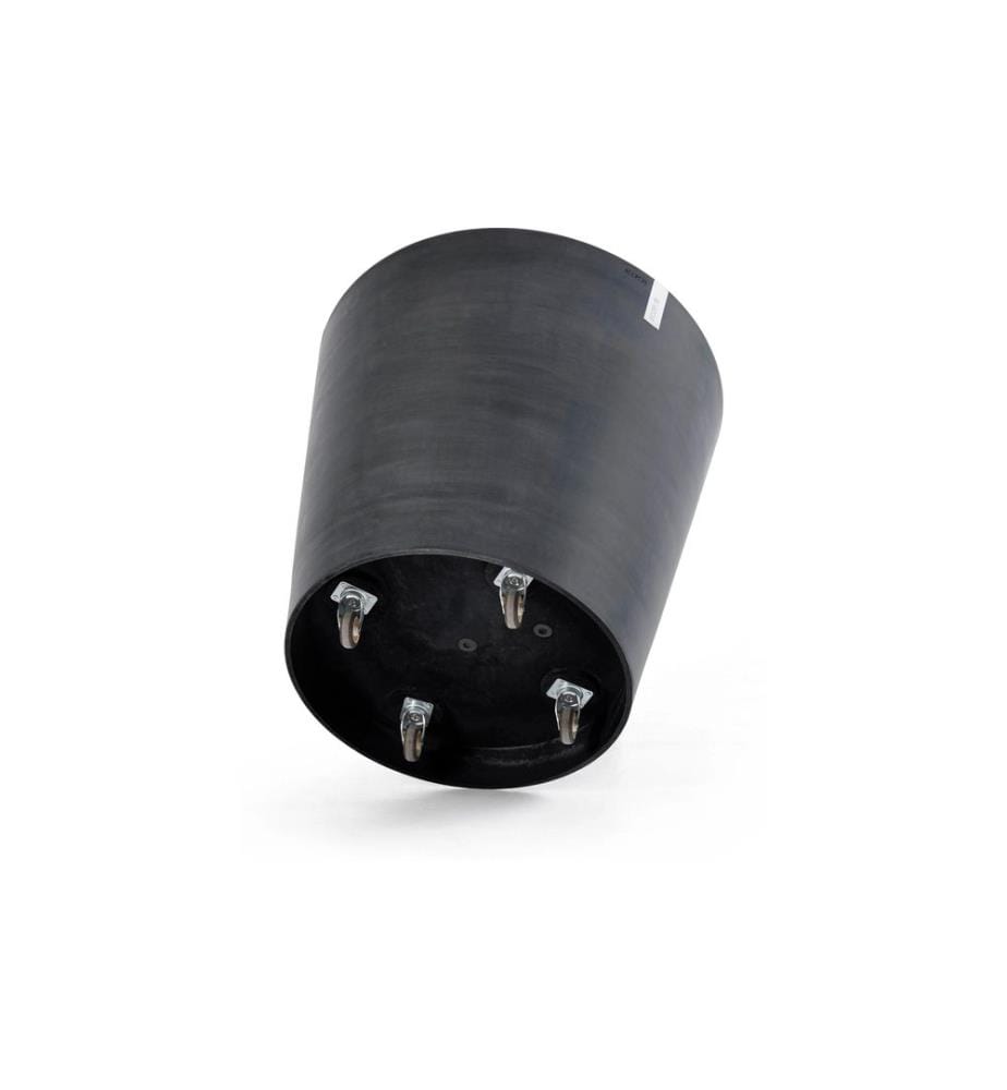 ECOPOTS - Pot de fleur Amsterdam Wheels Ø 60 cm Noir