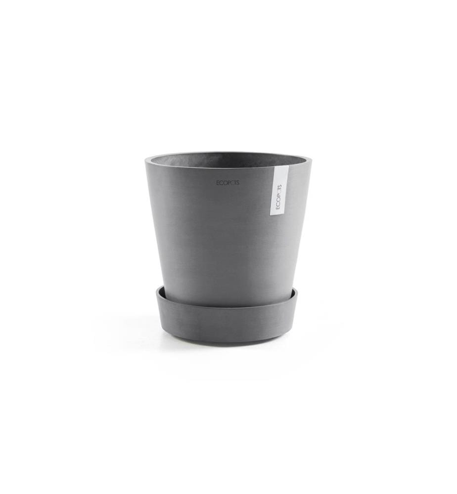 ECOPOTS - Soucoupe Saucer Wheels Ø 29 cm Grey