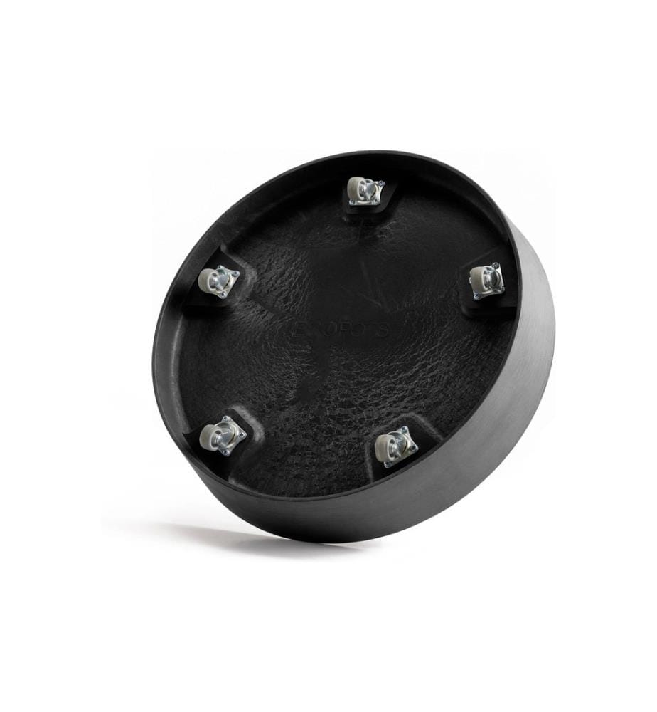ECOPOTS - Soucoupe Saucer Wheels Ø 41 cm Noir