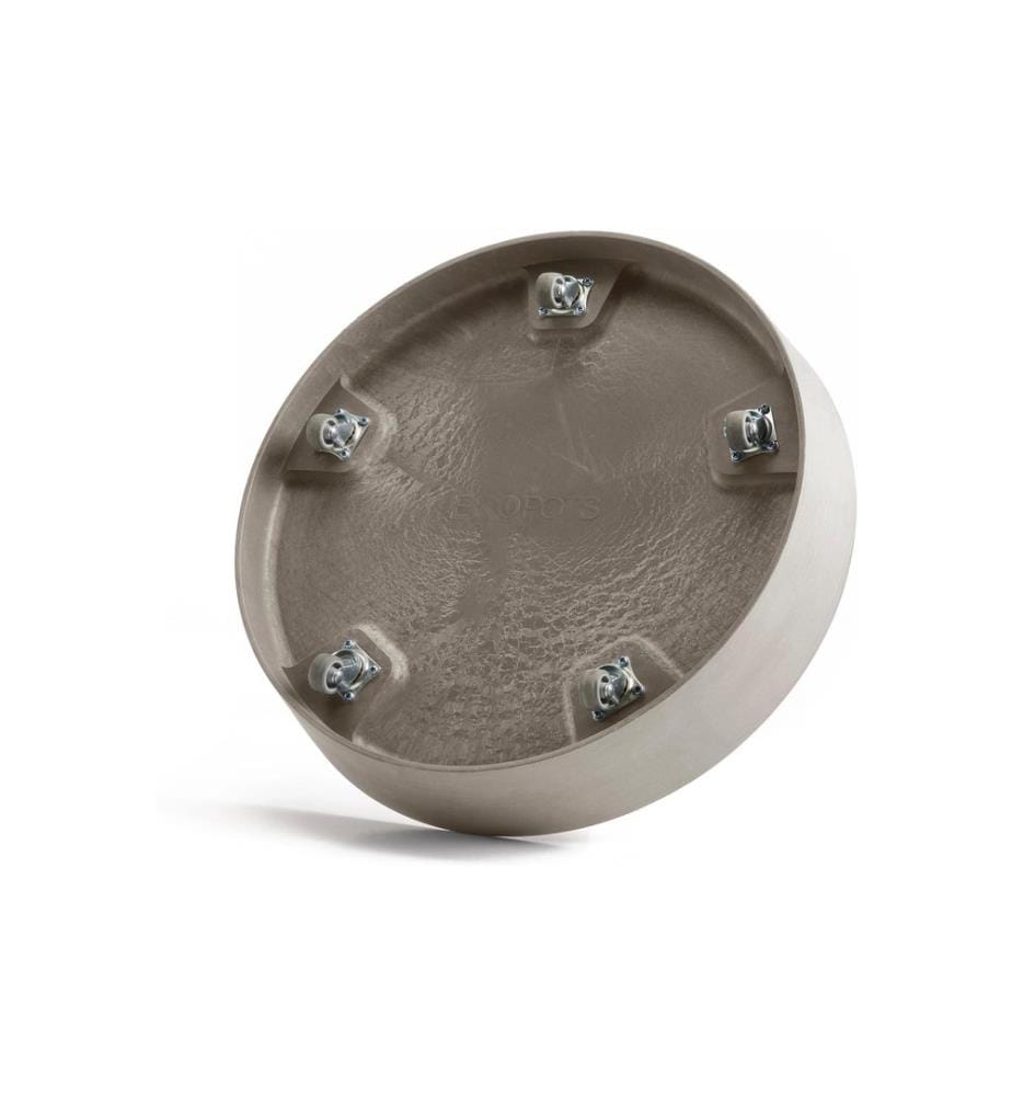 ECOPOTS - Unterteller Saucer Wheels Ø 41 cm Taupe