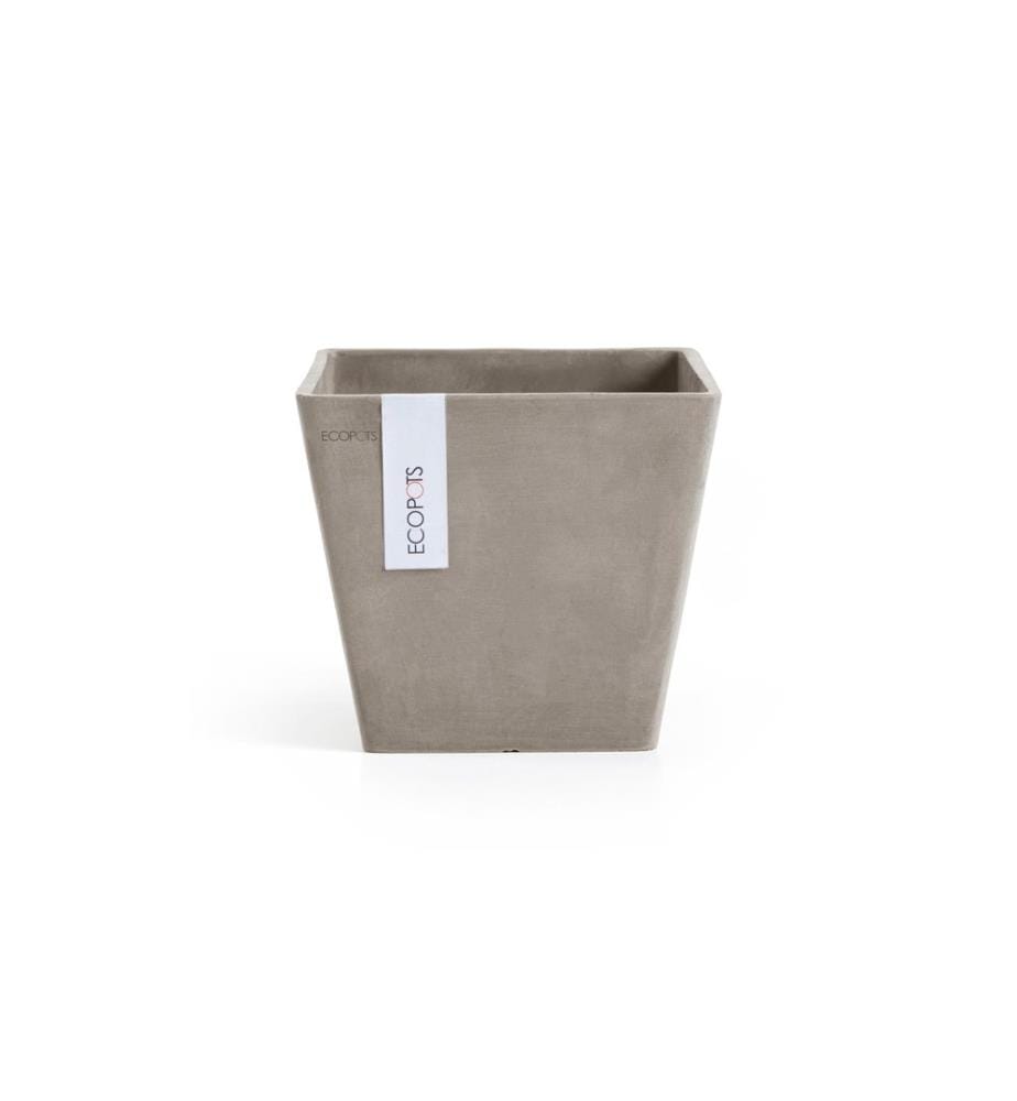 ECOPOTS - Blumentopf Rotterdam Ø 20 cm Taupe