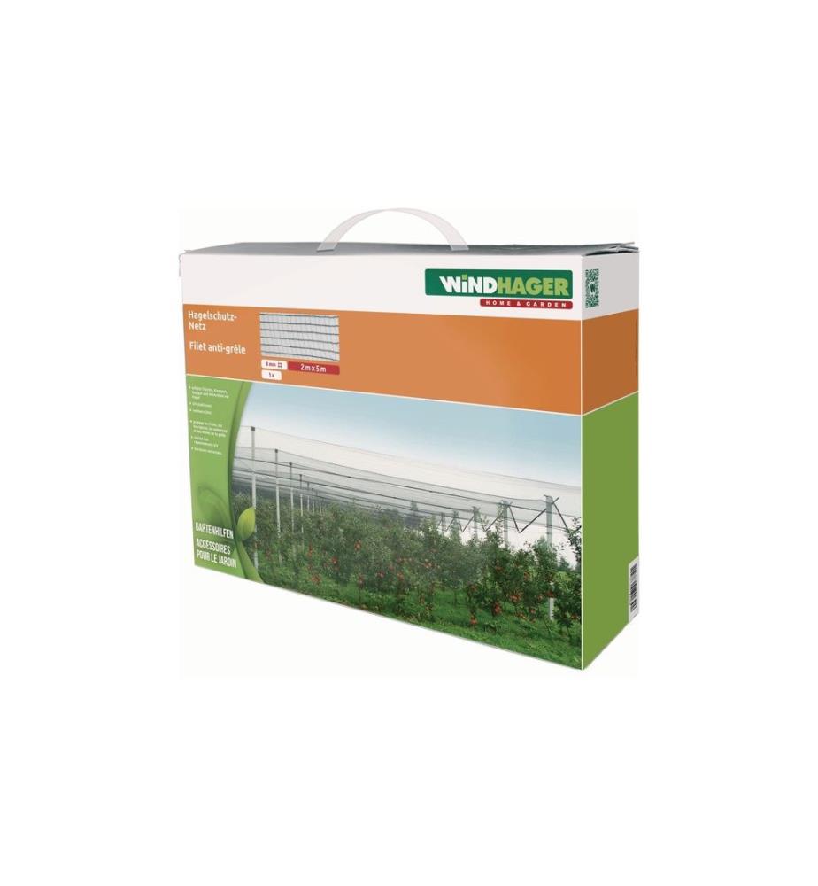 WINDHAGER - Hagelschutz Netz 2x5m