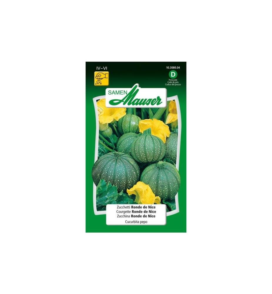 Samen Mauser - Semence Courgettes Ronde de Nice