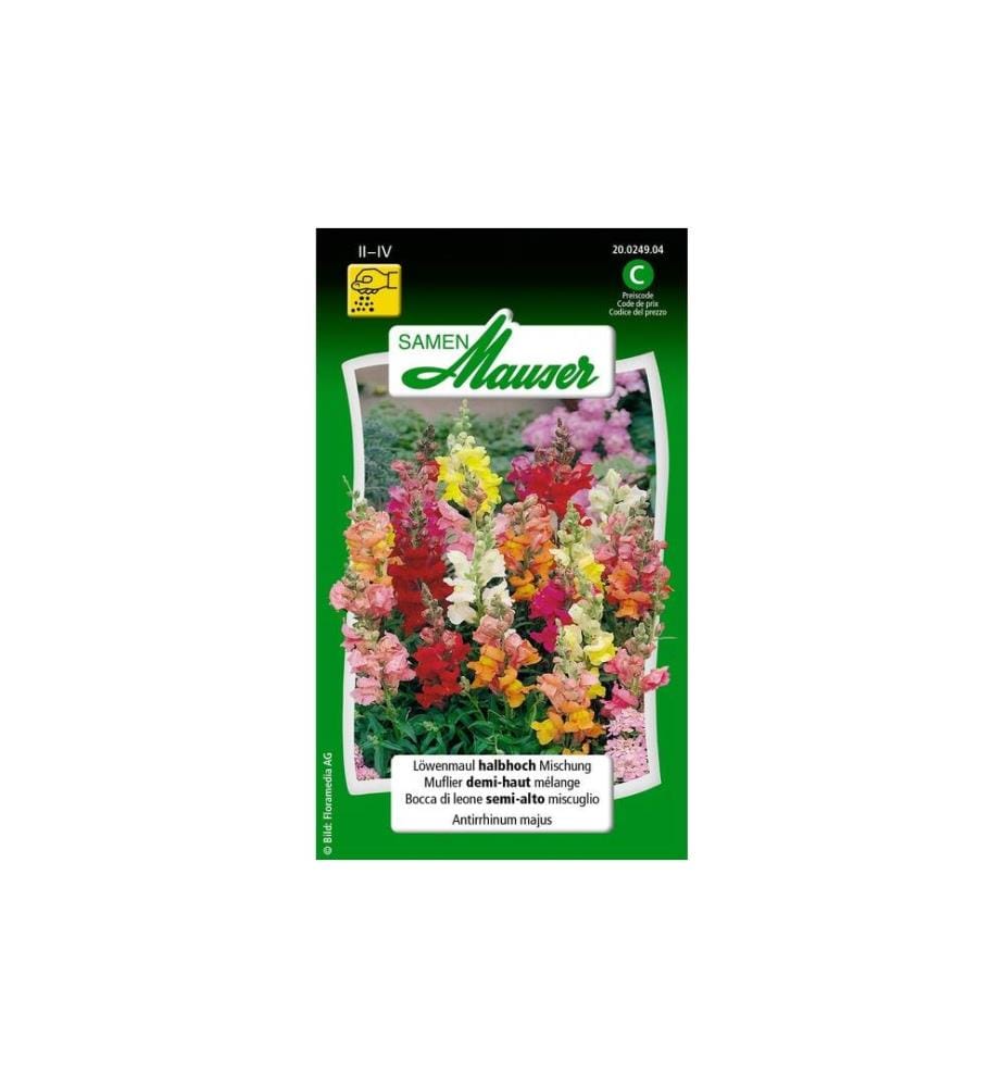 Samen Mauser - Semence Mélange bouche de lion mi-hauteur