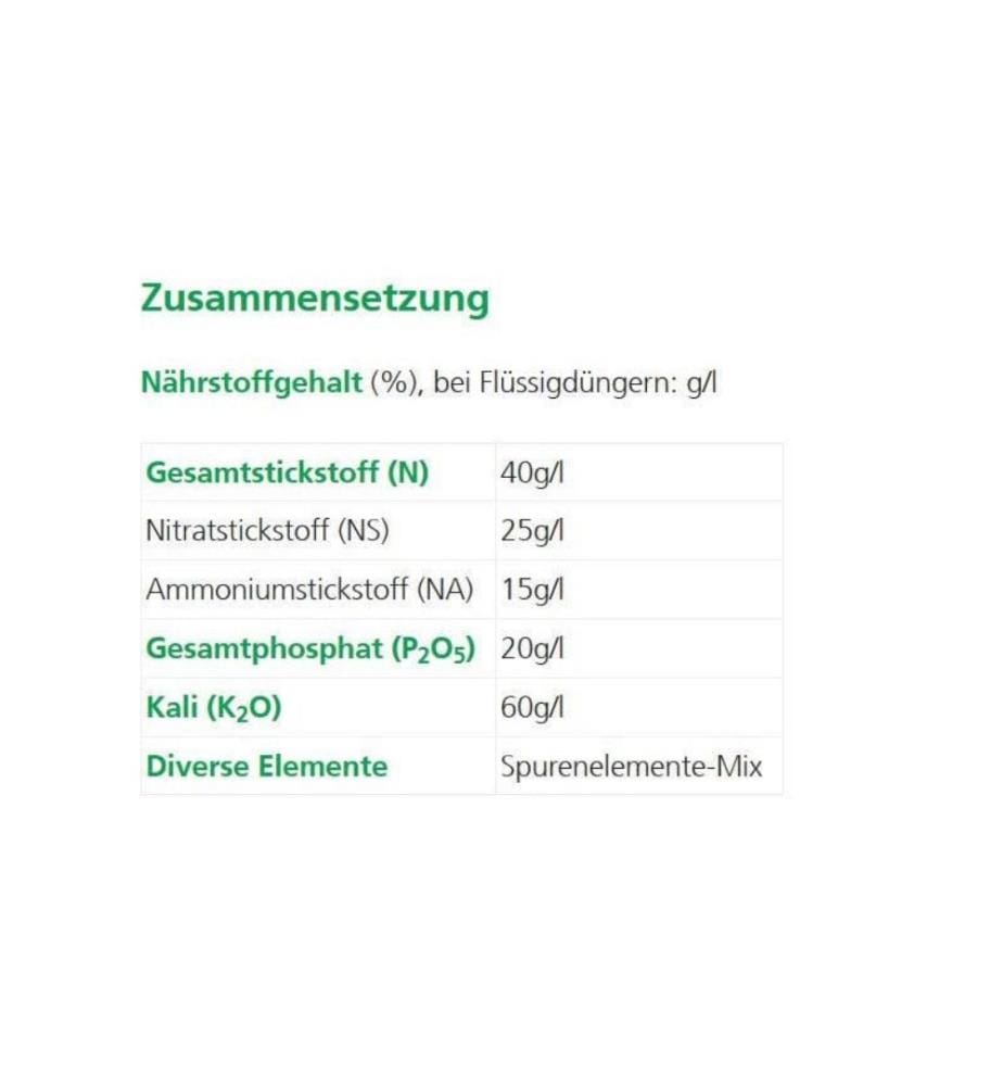 Hauert - Flüssigdünger für Zimmerpflanzen, 1 l