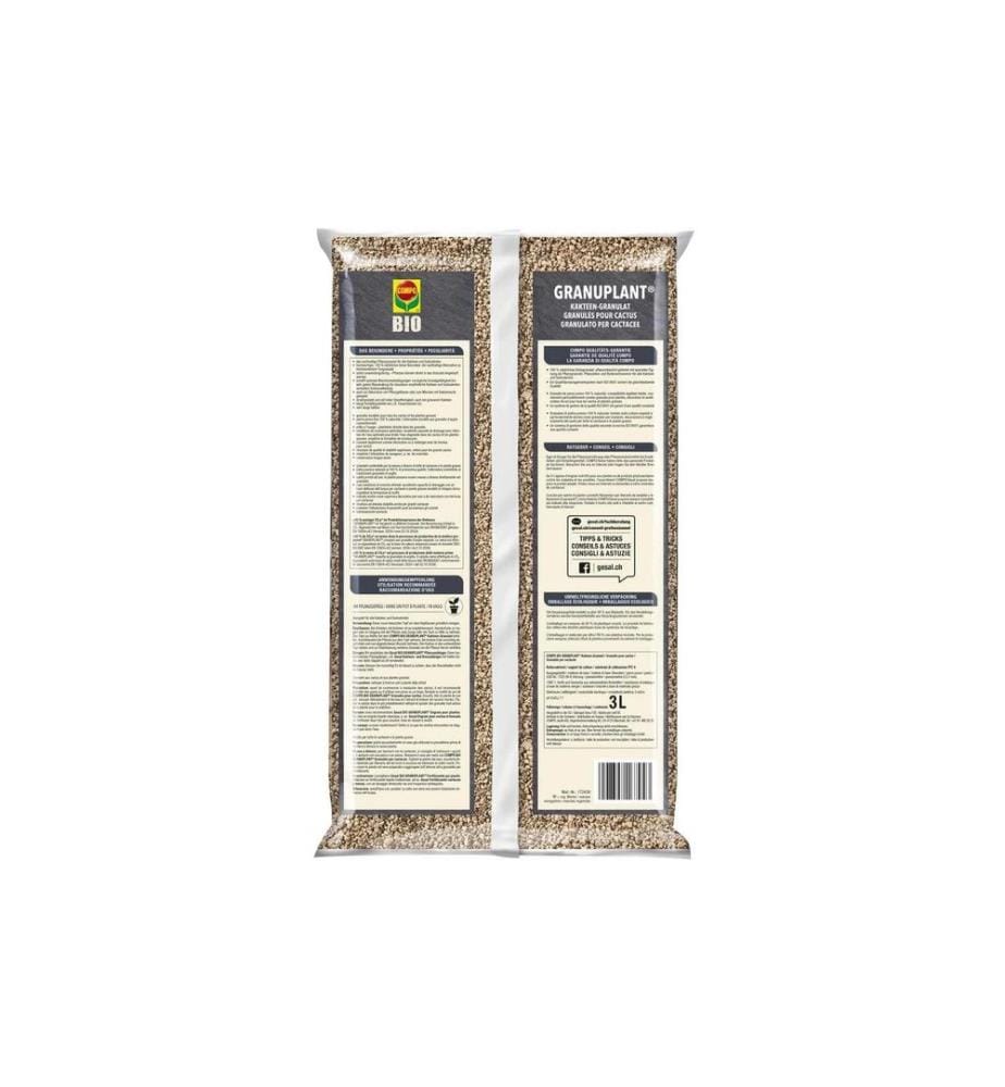 Granulat pour cactus COMPO BIO GRANUPLANT Gesal 3 L 1