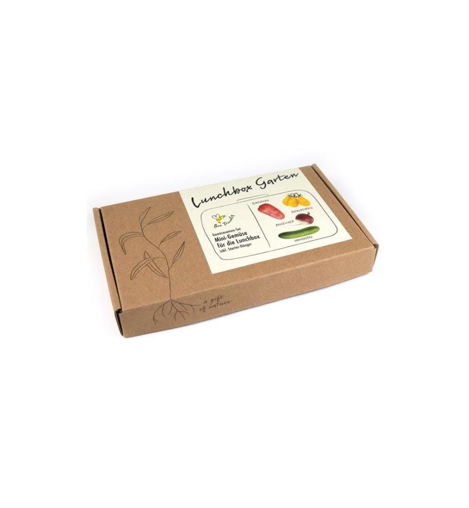 Lunchbox de semis Naturkraftwerk Garden, 4 variétés de mini-légumes
