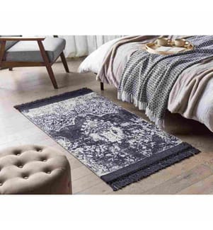 Tapis AKARSU Violet 80 x 150 cm Soie artificielle