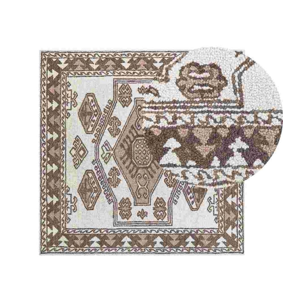 Tapis TOMARZA Multicolore 200 x 200 cm Laine