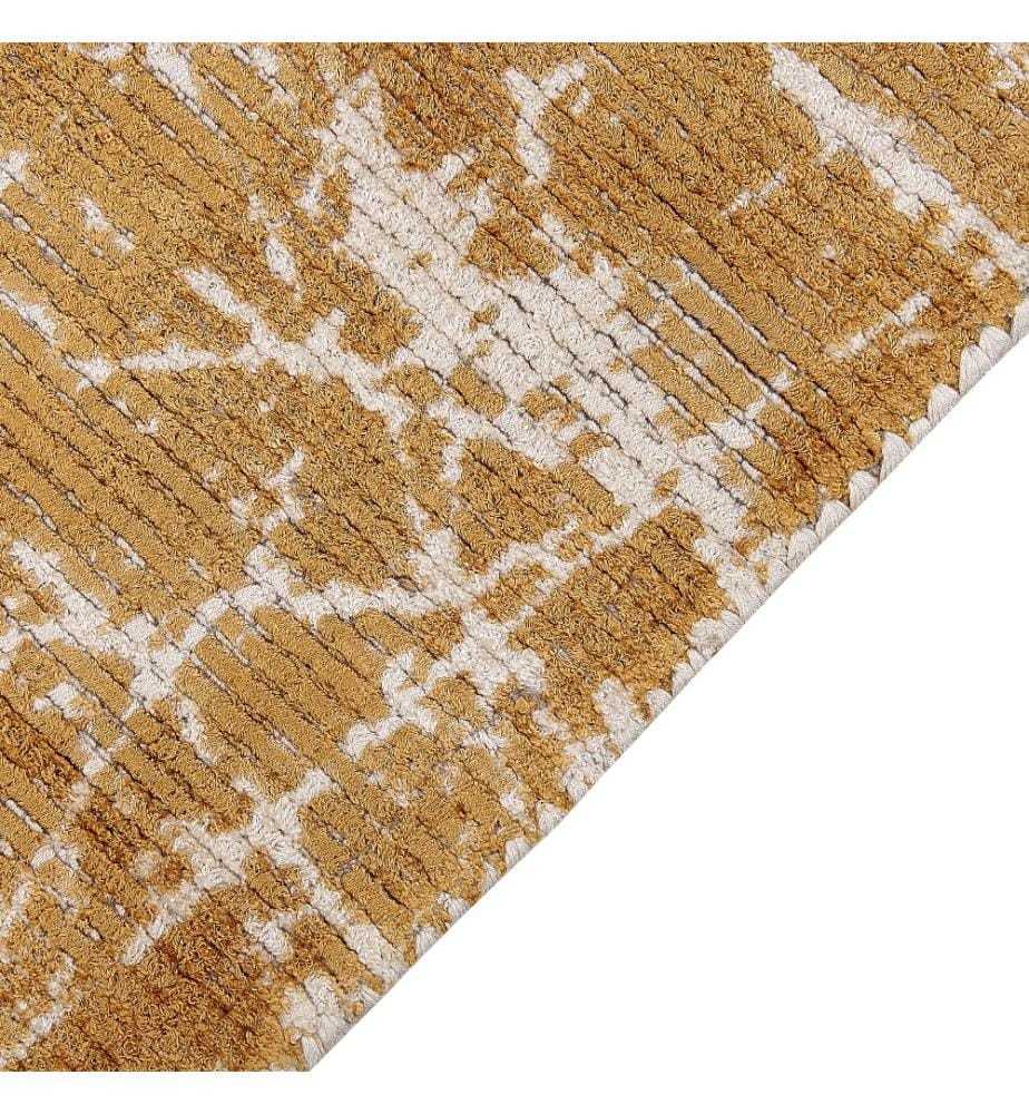 Tapis HANLI Orange 140 x 200 cm Soie artificielle