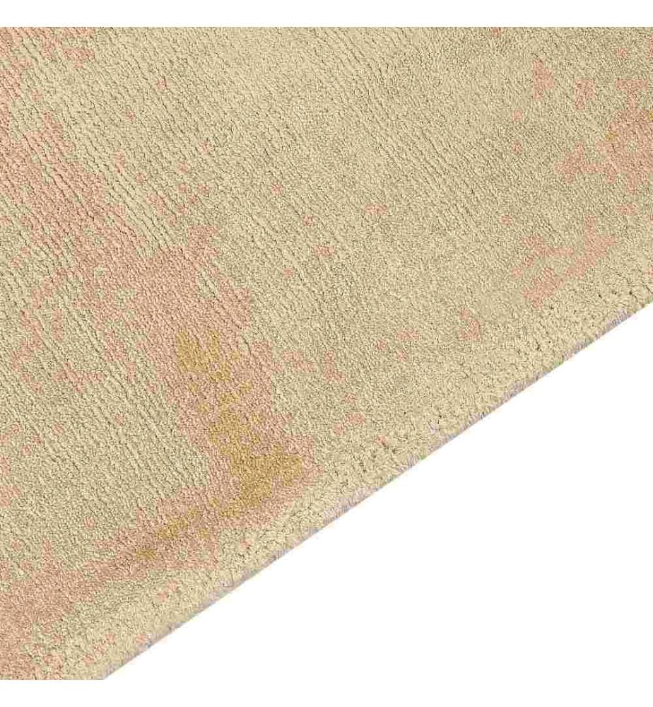 Tapis GESI II Beige sable 80 x 150 cm Soie artificielle