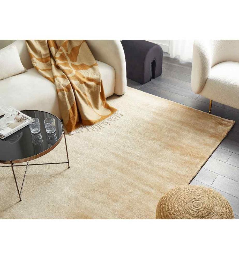 Teppich GESI II Sandbeige 160 x 230 cm Viskose