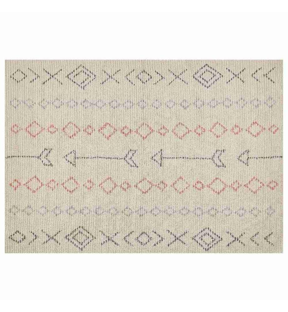 Tapis DISPUR Beige 160 x 230 cm Coton