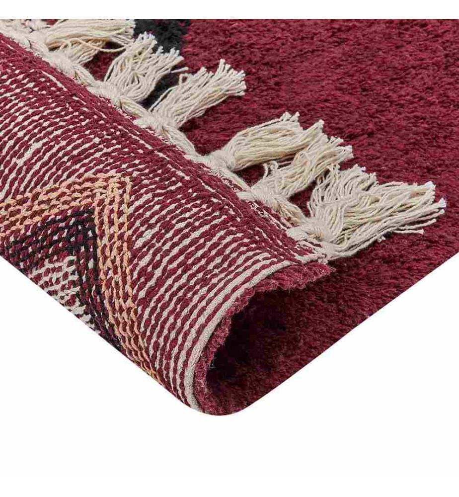 Tapis SIIRT Rouge 80 x 150 cm Coton