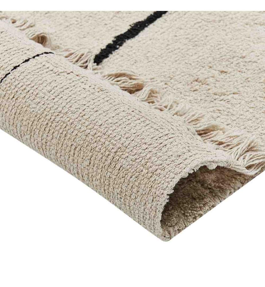 Tapis NURU Beige clair 140 x 200 cm Coton