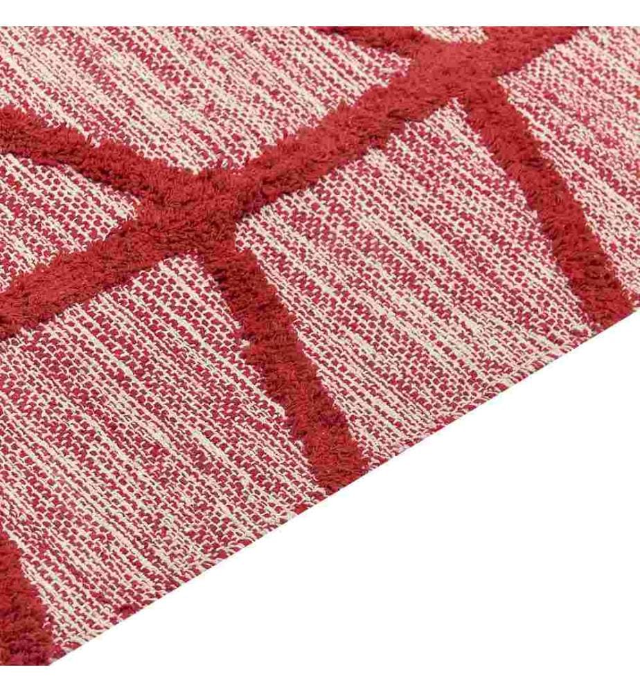 Tapis SIVAS Rouge 140 x 200 cm Coton