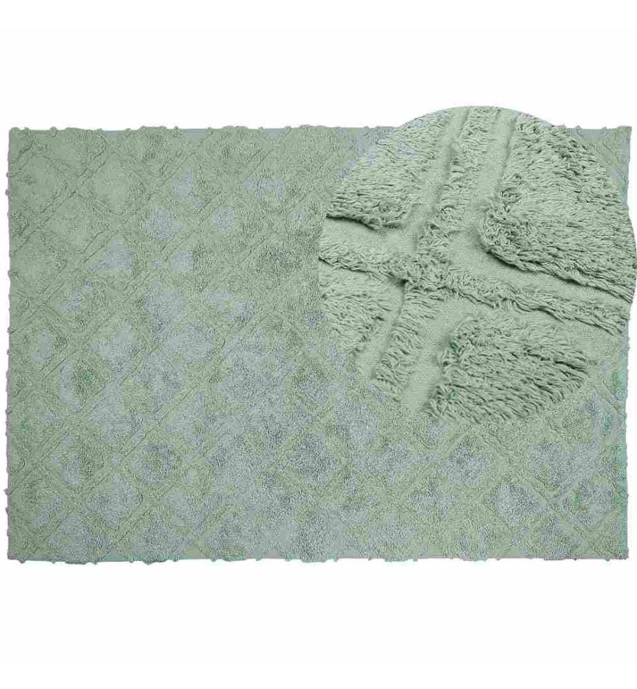 Tapis HATAY Vert clair 160 x 230 cm Coton