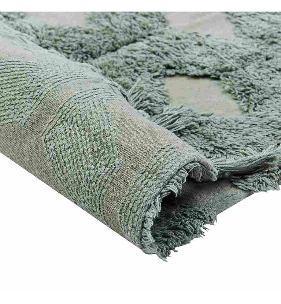 Tapis KARS Vert 140 x 200 cm Coton