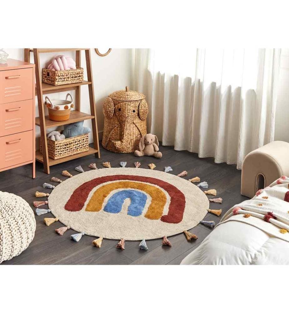 Tapis enfant YAGCI Multicolore ø 120 cm Coton