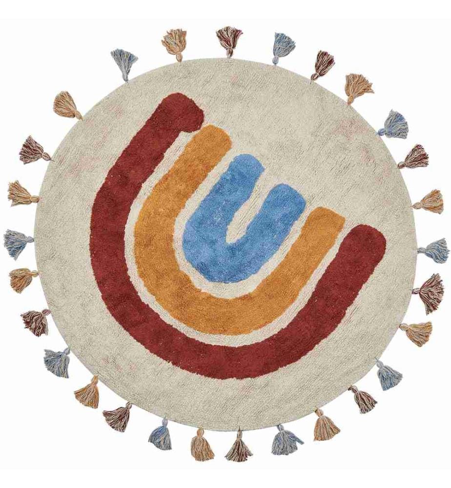 Tapis enfant YAGCI Multicolore ø 120 cm Coton